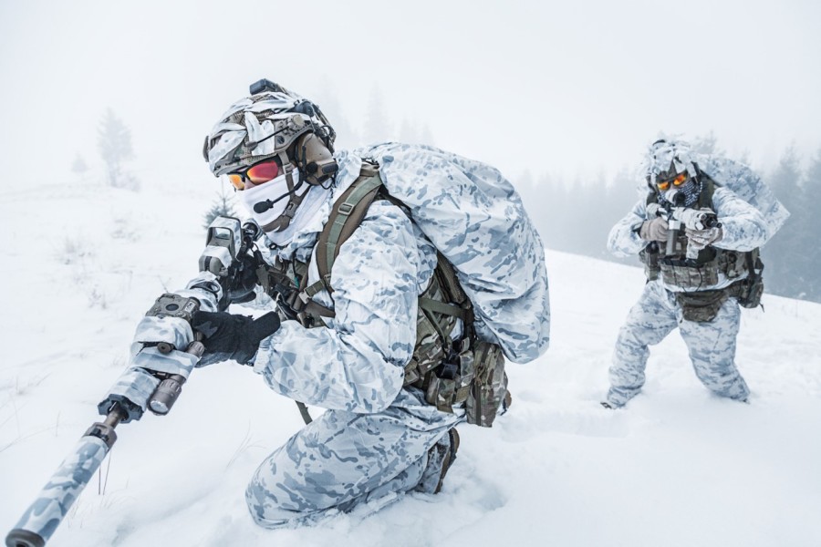 Troops in winter
